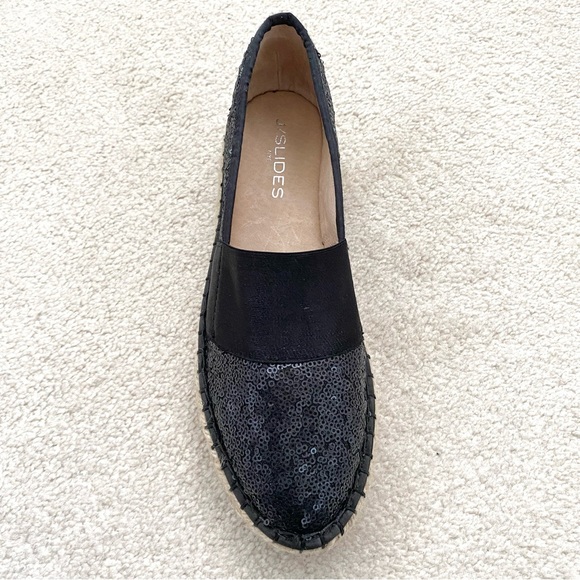 NEW J Slides NYC Sequin Espadrilles - Picture 5 of 9